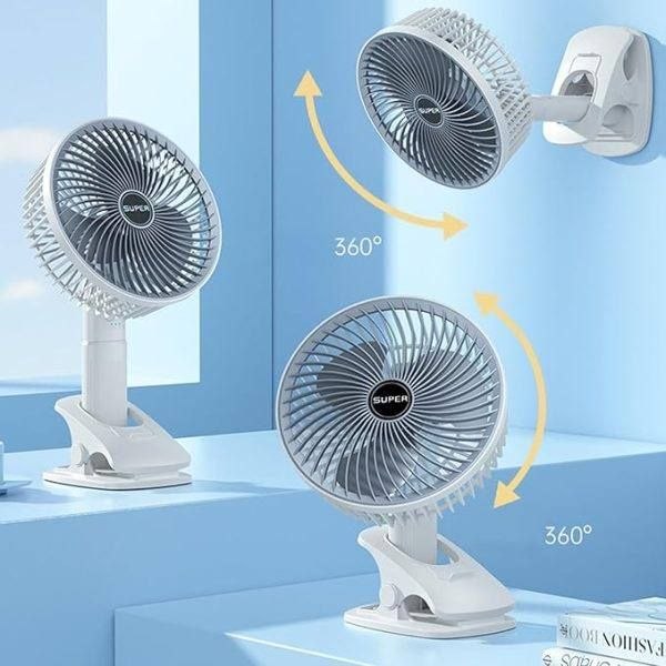Mini Folding Rechargeable Fan 9 inch Pedestal Standing Fan -SKB06