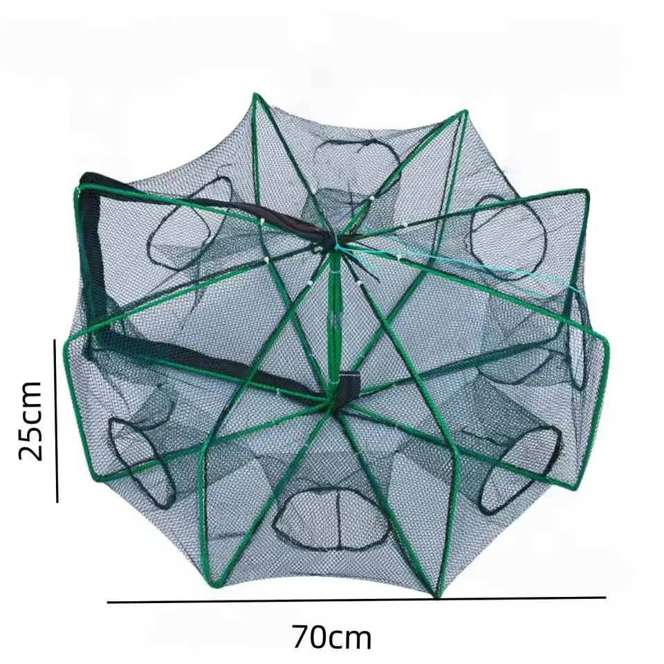 Fishing Trap 8 Holes Portable Fishing Net